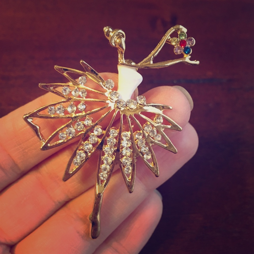 Ballerina brooch